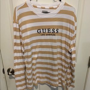 GUESS long sleeve striped tshirt